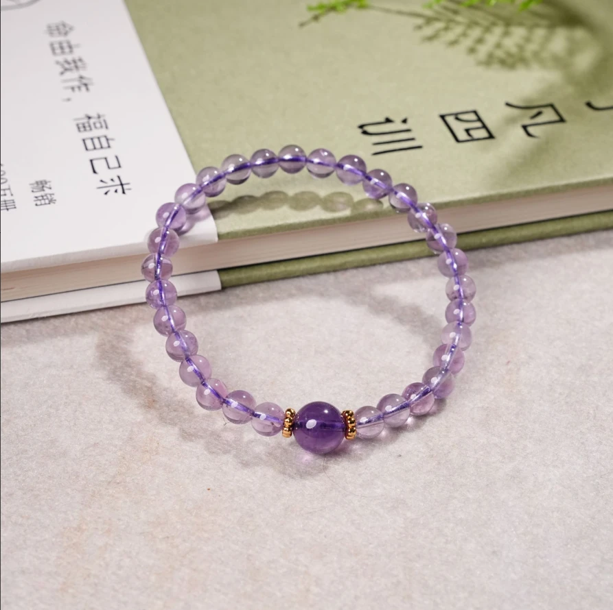 【睿泽赏宝】合金紫水晶手串 5-8mm HD2900