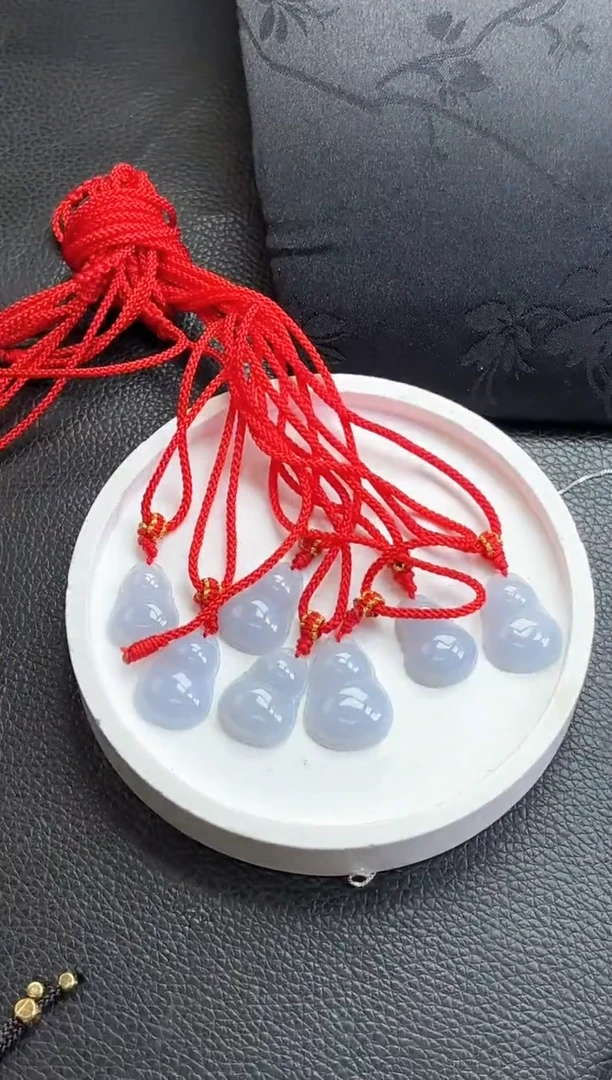 【闪购商品】翡翠颈饰未镶嵌YM1131-2 葫芦多样发一