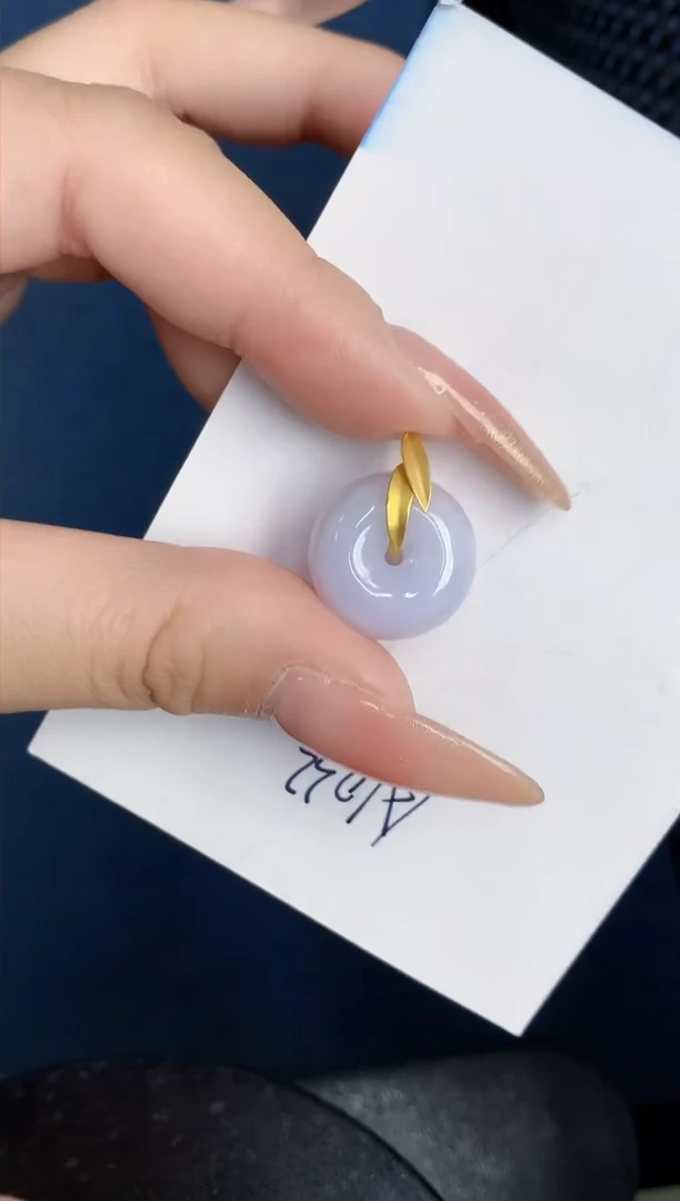 【闪购商品】翡翠颈饰18K金镶嵌000000000