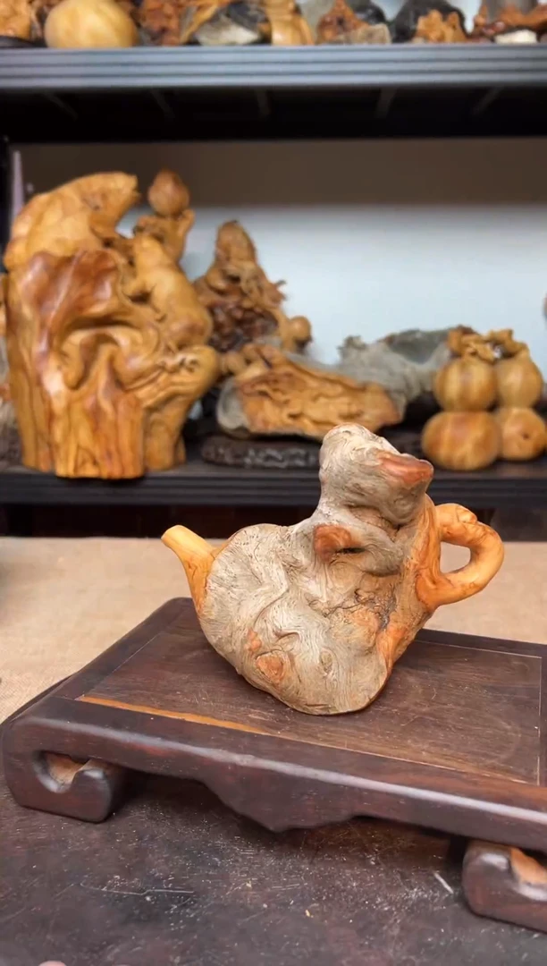 柏木（崖柏）崖柏雕刻件