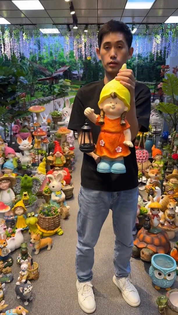 无花朵花园庭院摆件&00&