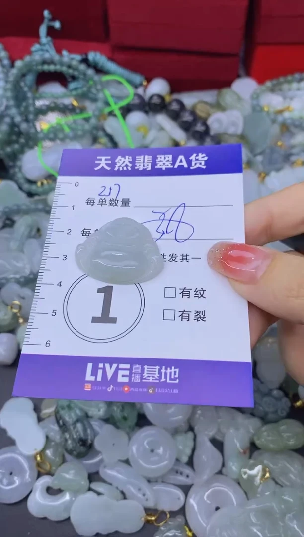 颈饰未镶嵌翡翠天然翡翠A货批量多样性发一件