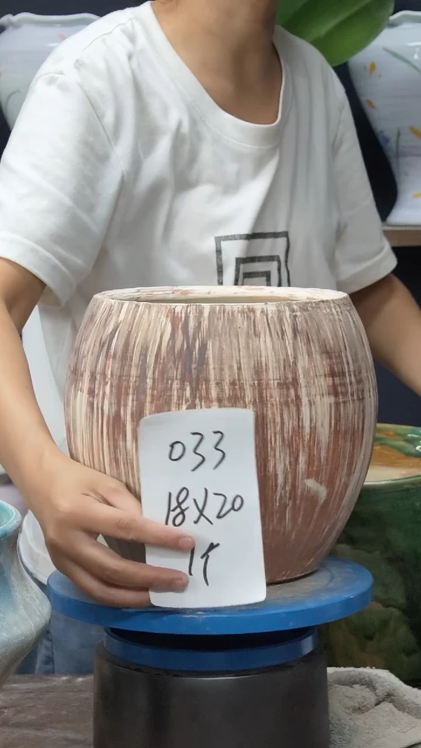 景德镇花盆默认微瑕033