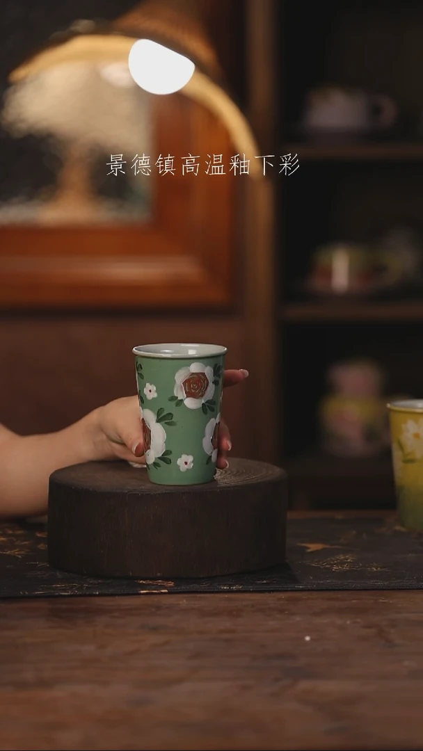 陶瓷景德镇高温釉下手绘陶瓷145