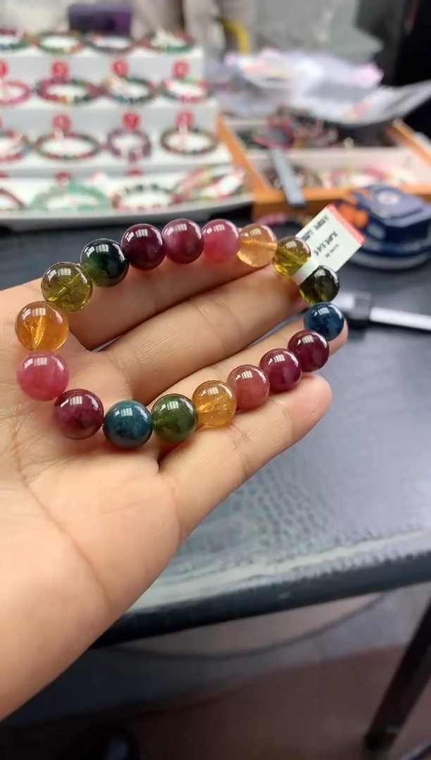 未镶嵌手串碧玺多样性发一条