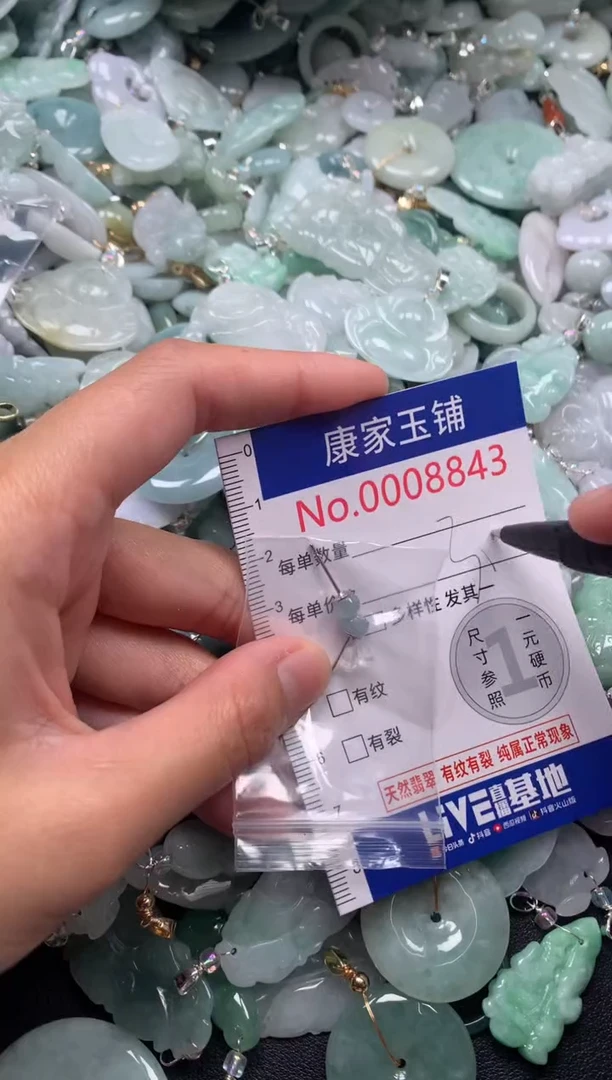 颈饰未镶嵌翡翠8843