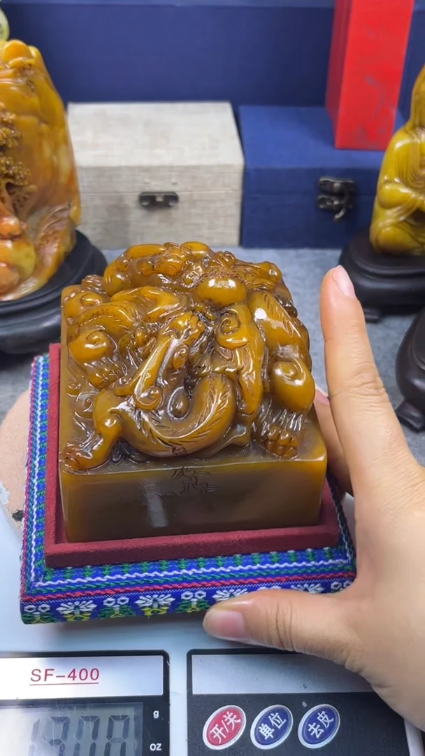 寿山石印石老*  篆刻印章