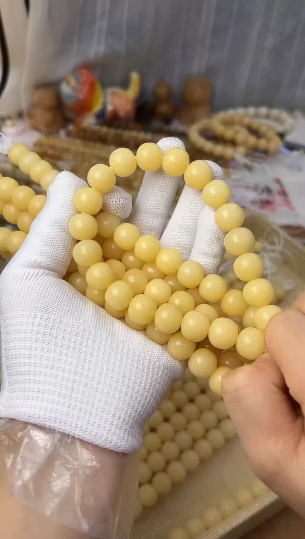 手串菩提根/象牙果12*13干磨婴儿肌苹果单圈一条1815