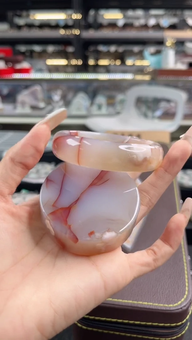 未镶嵌手镯石英质玉60圈口（赠品镯心）6430165