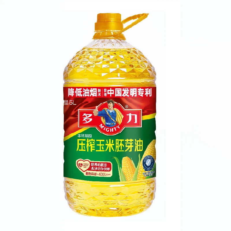 多力压榨玉米胚芽油5升/瓶