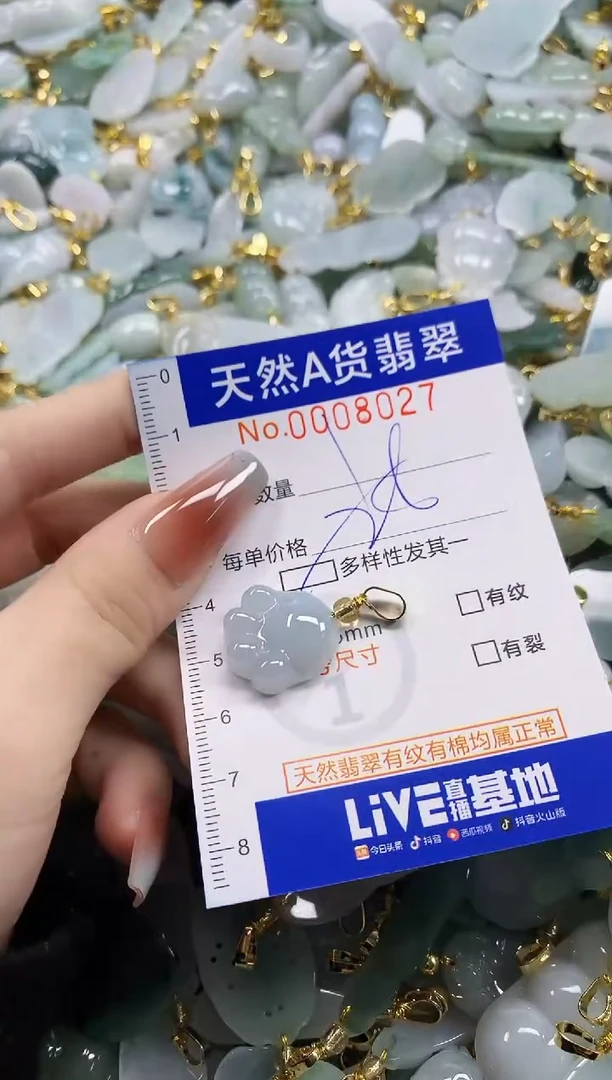 颈饰未镶嵌翡翠天然A货翡翠