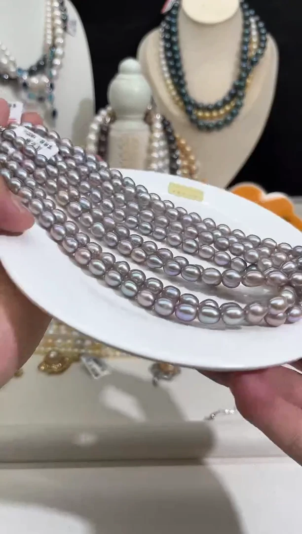 颈饰未镶嵌淡水珍珠真多麻美人泪项链