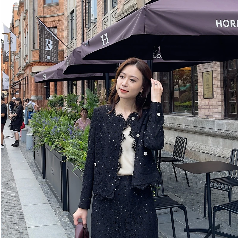 译依YIYI“子夜与月光”睫毛蕾丝外套BCSWT037