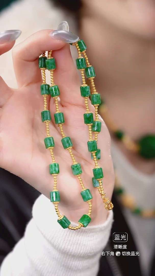 颈饰未镶嵌翡翠项链8