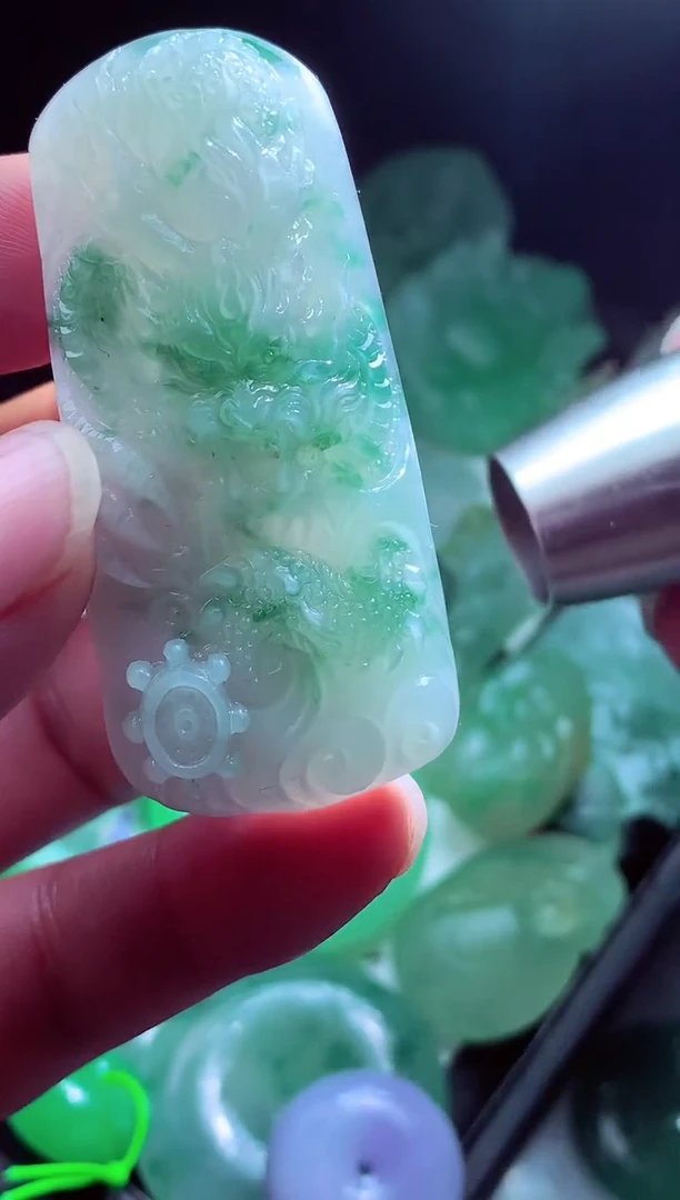 未镶嵌定制翡翠傅*#翡翠毛货定制517655