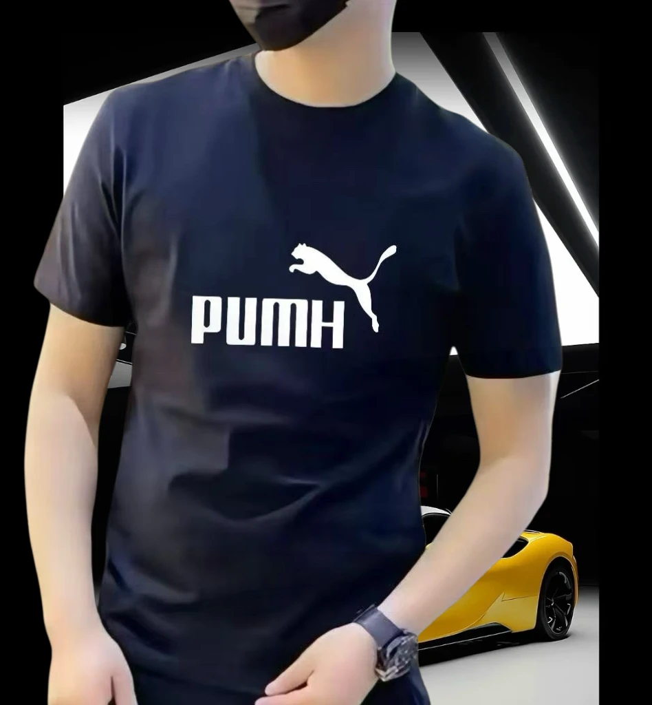 2025夏季新款时尚潮流休闲百搭男士短袖T恤上衣衫