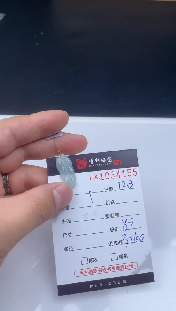 吊坠(不含链)未镶嵌翡翠哈轩  挂件1