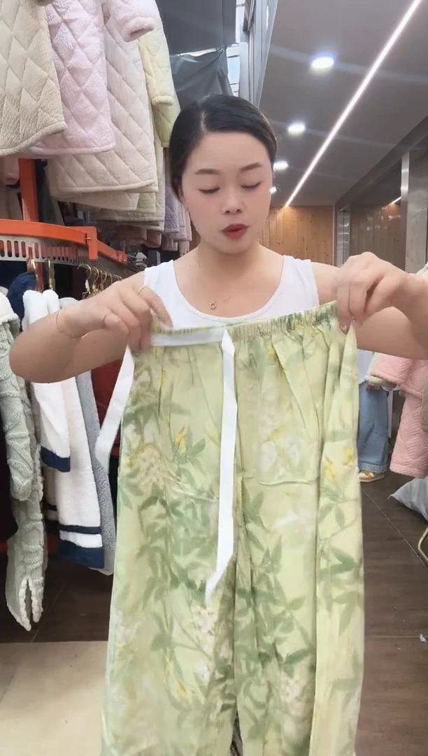 绿色枝叶裤子（主播展示为主）