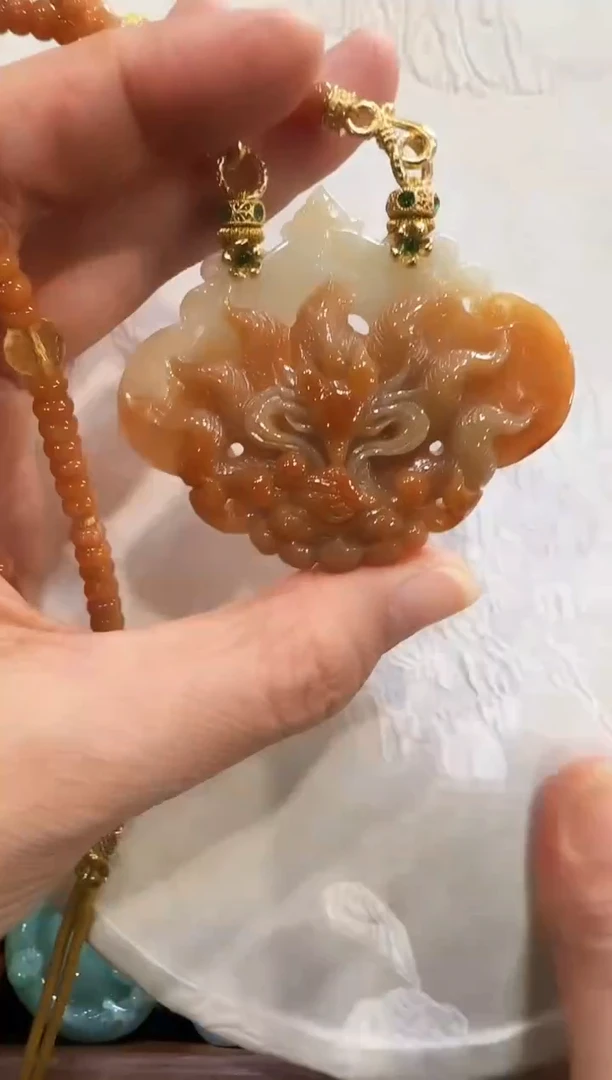 颈饰未镶嵌翡翠国风