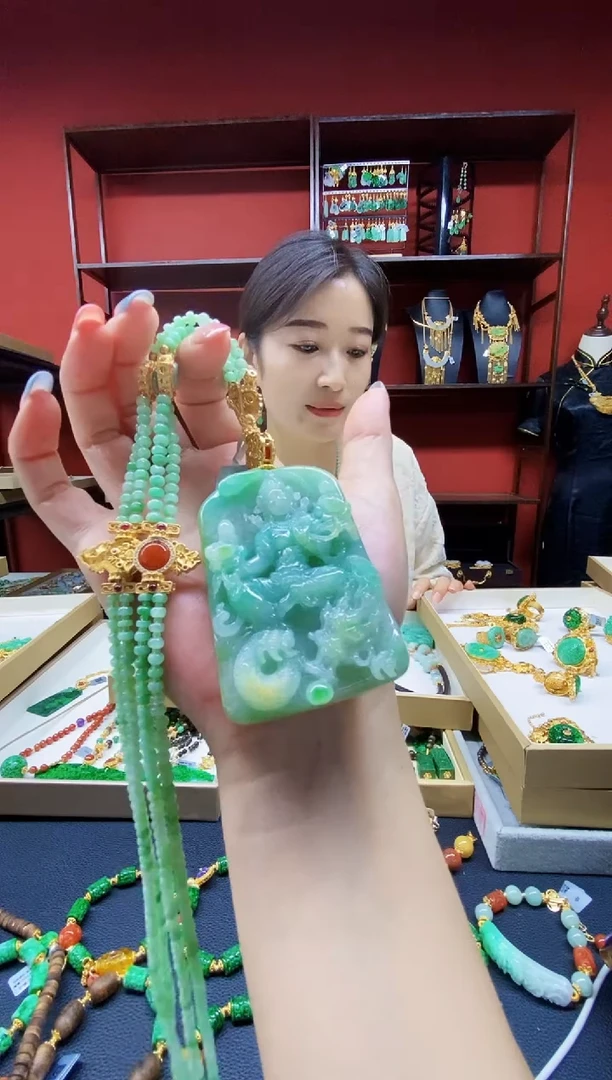 颈饰未镶嵌翡翠翡翠吊坠