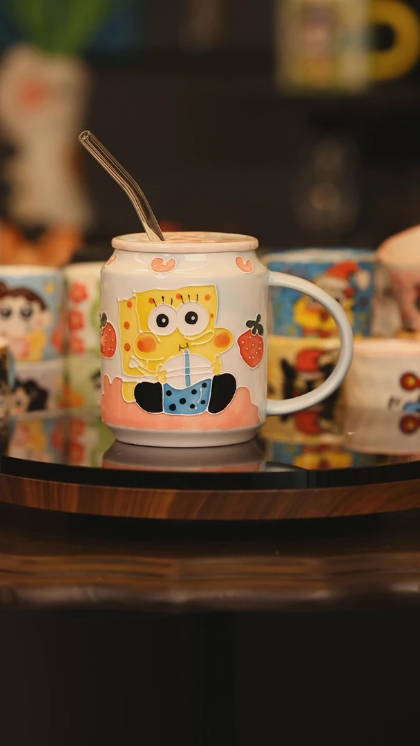 【闪购商品】摆件景德镇釉下彩绘设计师款陶瓷