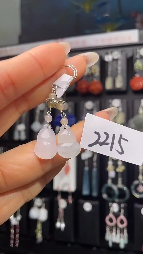 银S925镶嵌耳饰紫晶喜欢拍