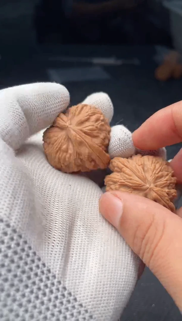 把件文玩核桃a170  白狮子 38尺