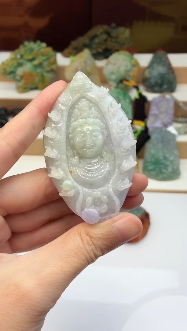 颈饰未镶嵌翡翠牌子