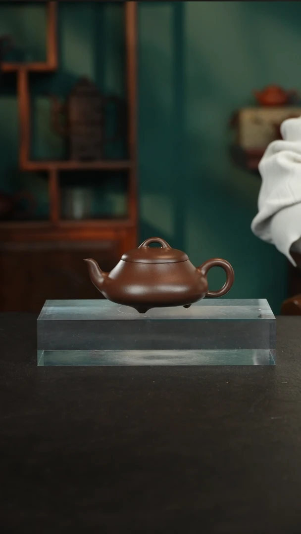 【闪购商品】紫砂茶壶15汉棠石瓢