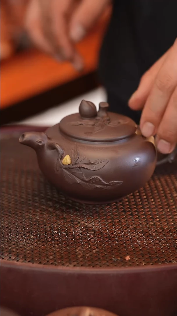 茶壶紫砂原矿手工制作