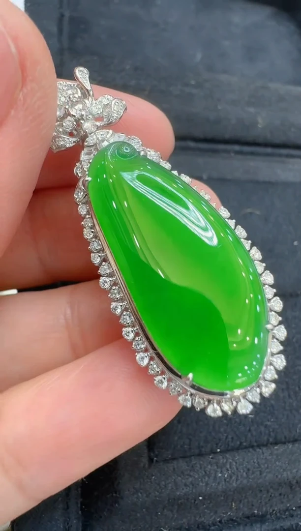 【闪购商品】翡翠吊坠(不含链)18K金镶嵌多样性团购发一件