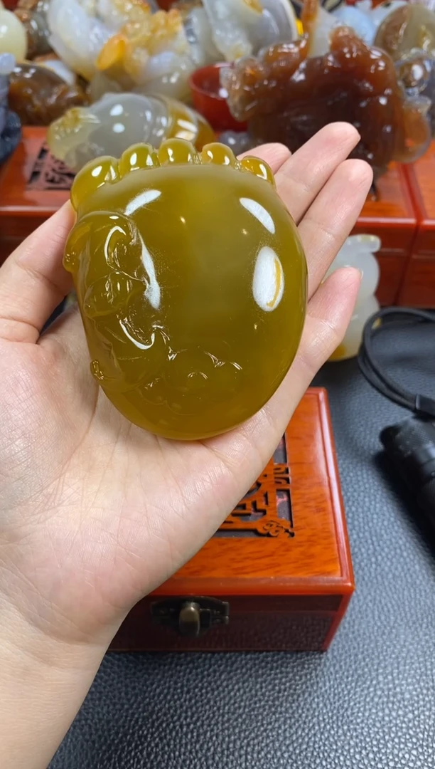 未镶嵌手把玛瑙/玉髓红*1