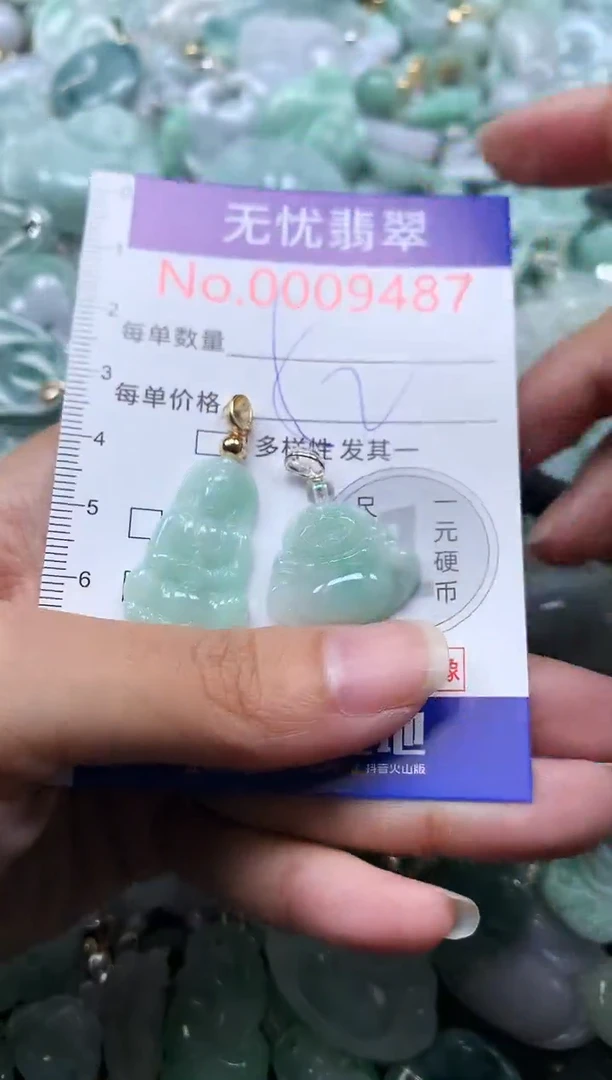 颈饰未镶嵌翡翠9487