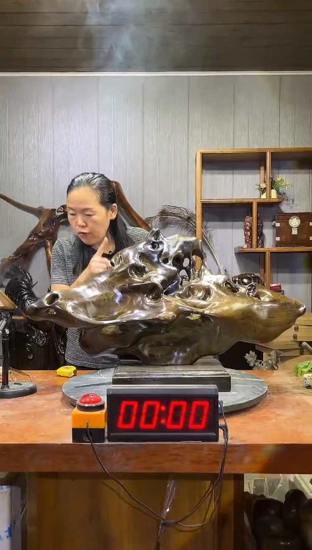 金丝楠风*随行摆件