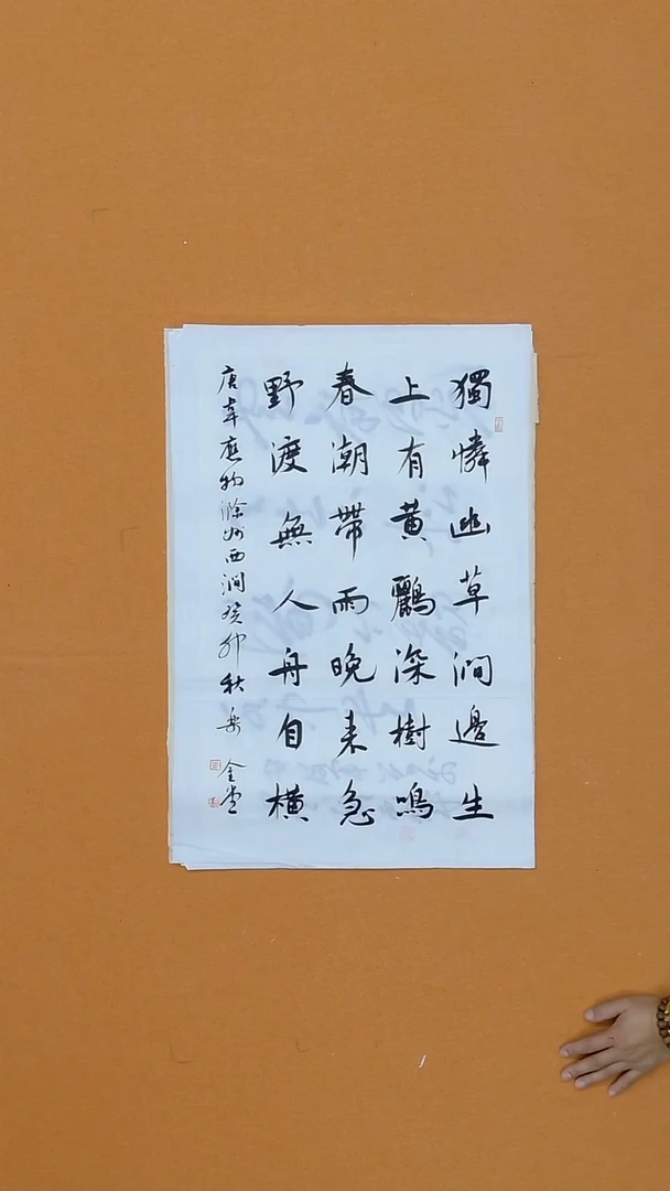 书法乐金堂 甘肃    45*68