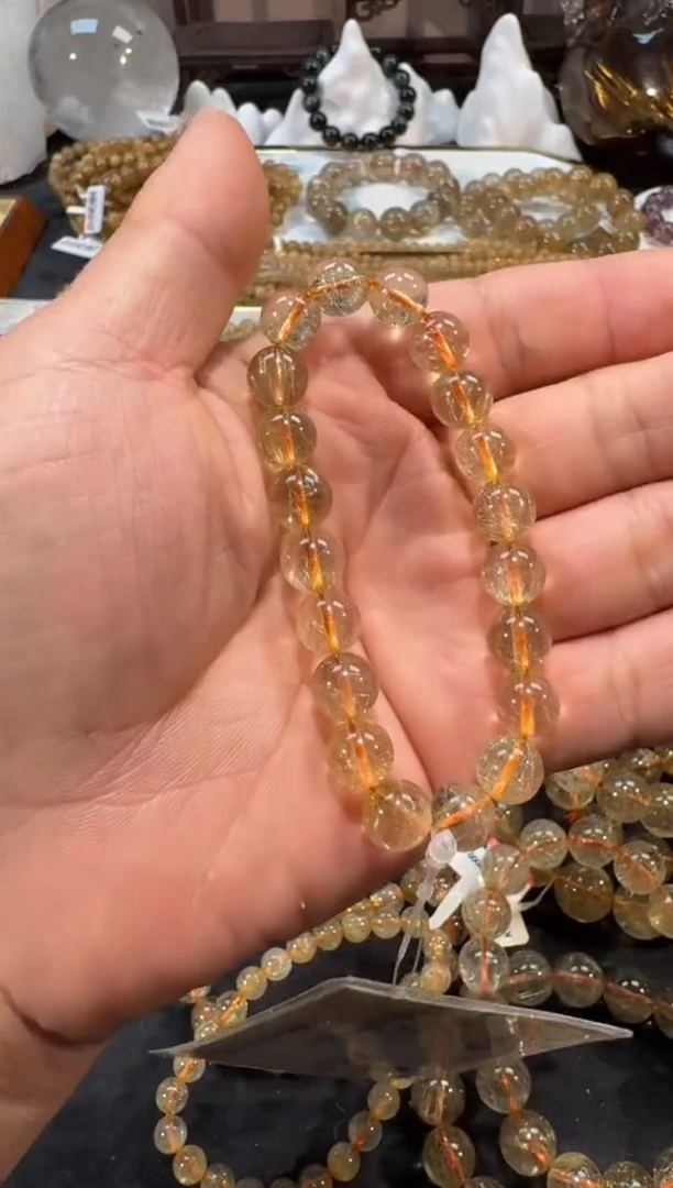 发晶摆件未镶嵌SJ-158金发晶