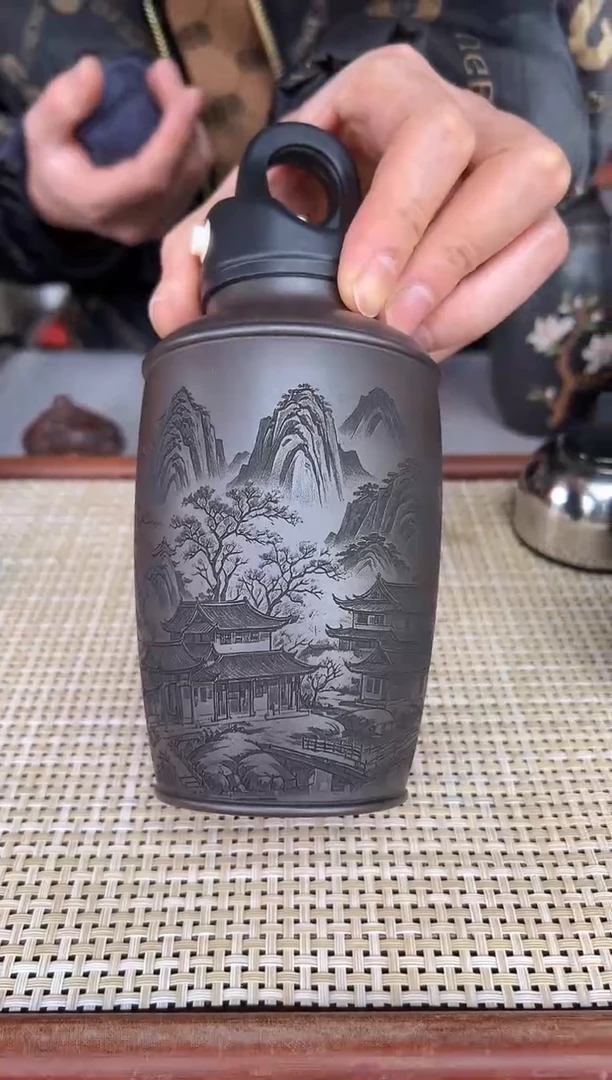 【闪购商品】紫砂茶叶罐精品紫砂杯