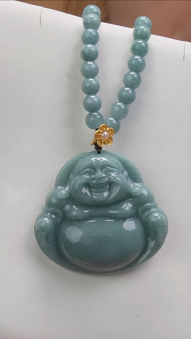 颈饰未镶嵌翡翠佛公