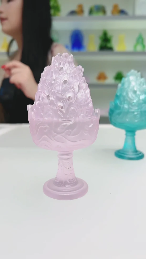 琉璃手工艺品古法琉璃博山炉