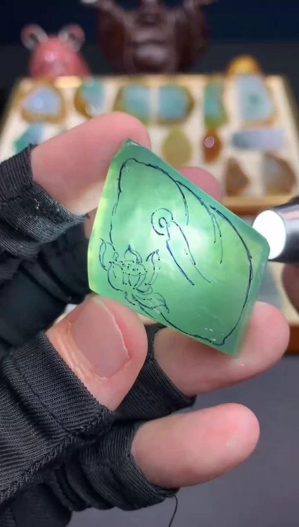 未镶嵌定制翡翠天然翡翠裸石（包工）