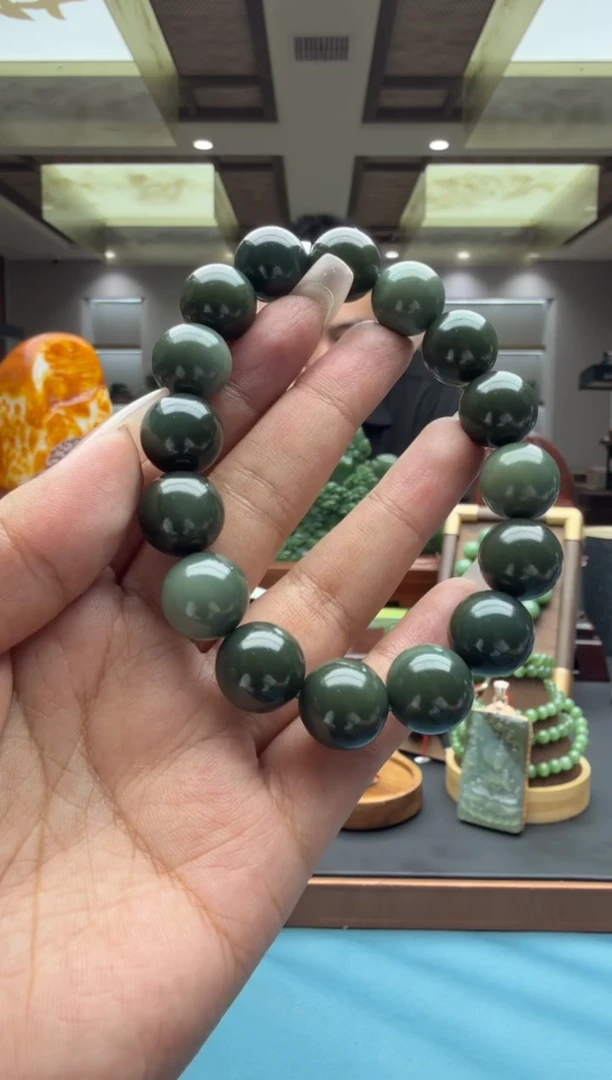 未镶嵌手串和田玉szq14