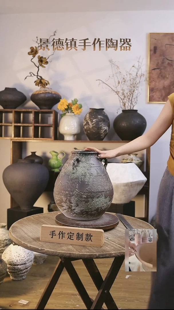 摆件景德镇手工陶器