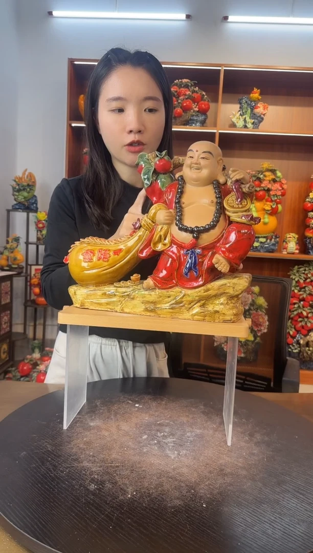 陶瓷大号一路发笑佛