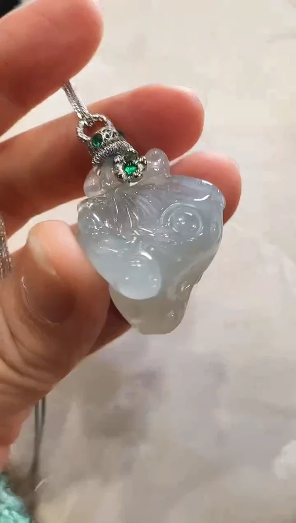 颈饰未镶嵌翡翠国风