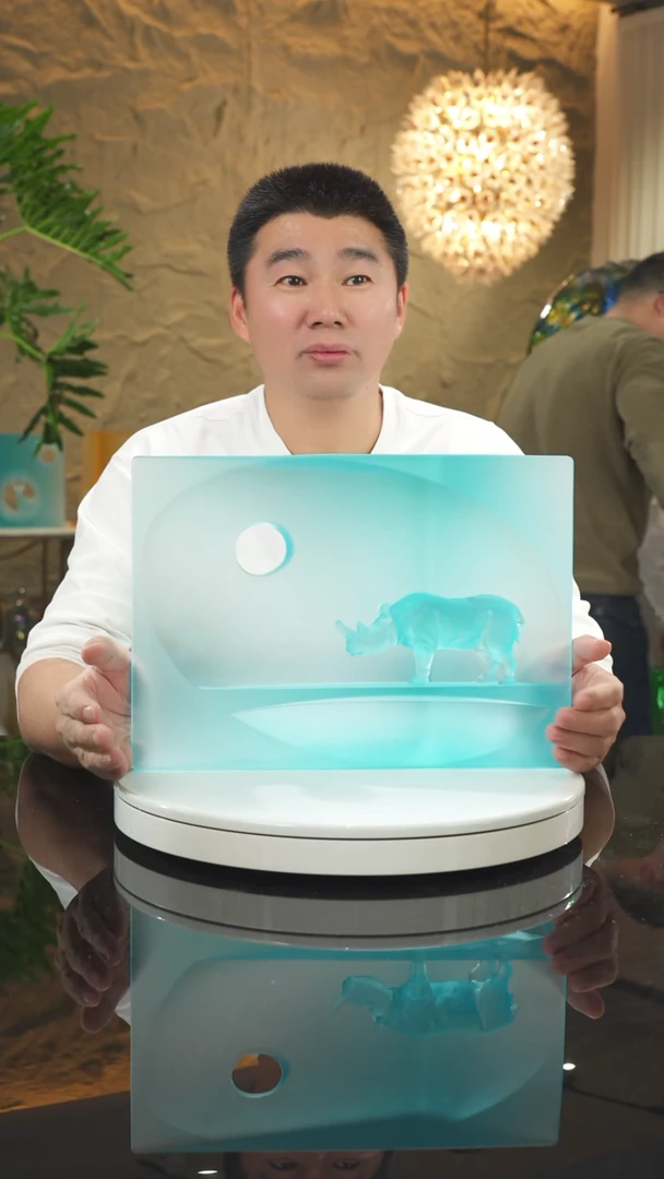 【闪购商品】摆件设计款月下犀牛摆件