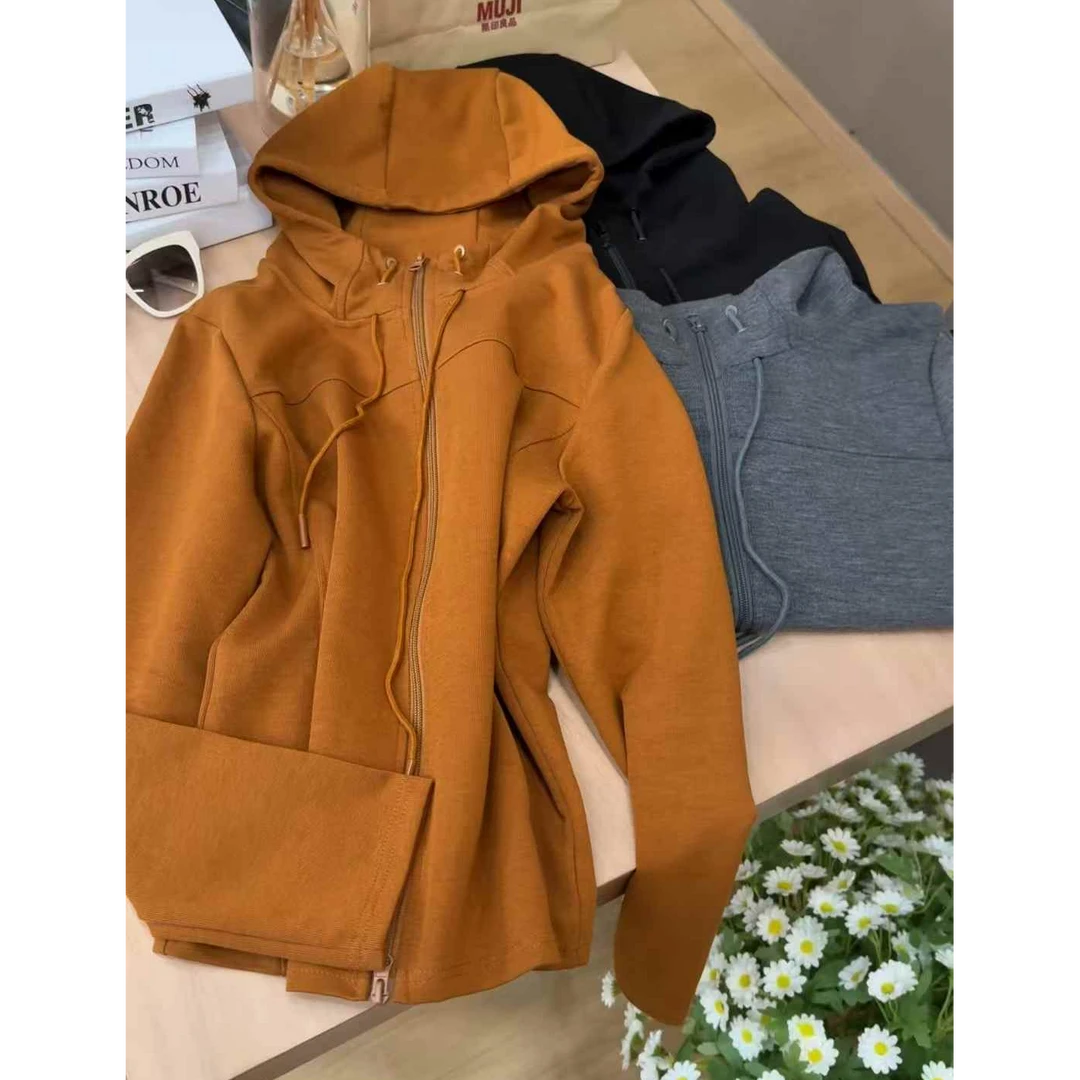 TY1 【爆瘦帽衫】定制款简约百搭正肩显瘦帽衫（衣长56）