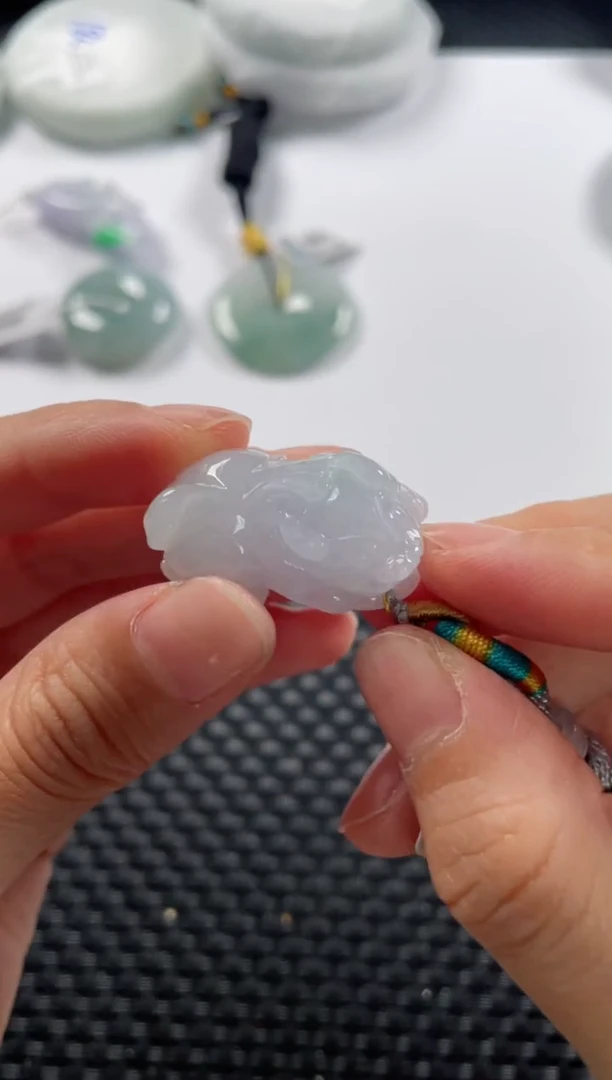 颈饰未镶嵌翡翠基地发货H 3065 貔貅