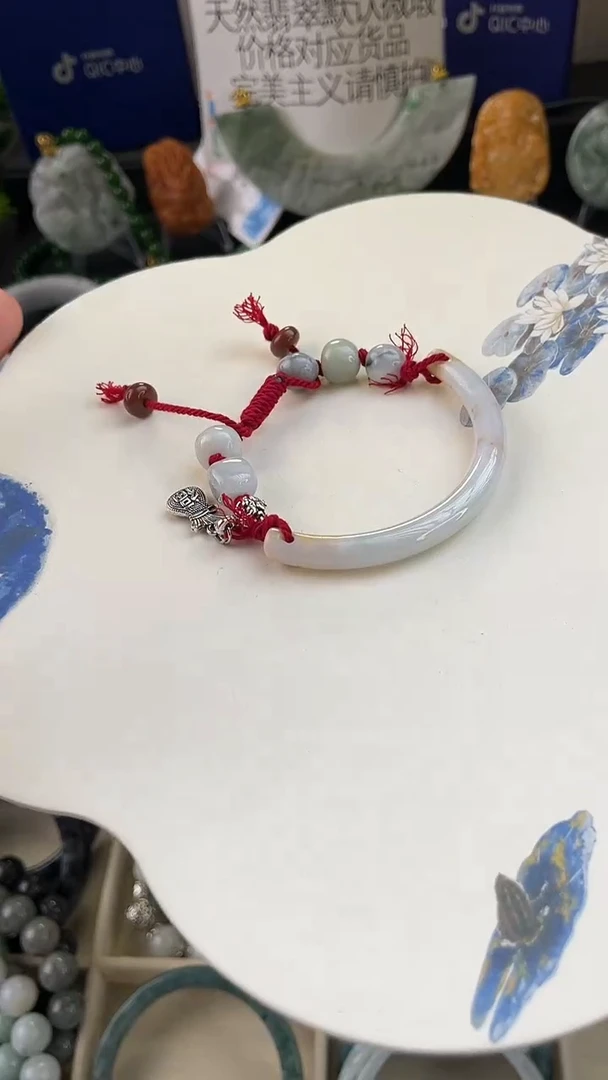 未镶嵌手链翡翠手工定制默认微瑕主播介绍为准