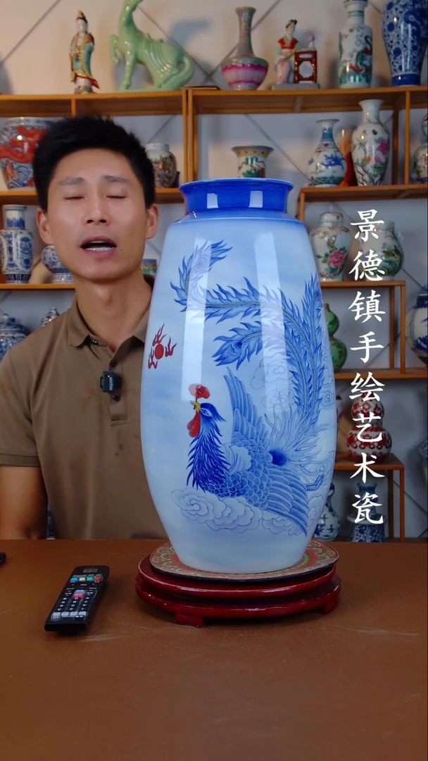 现代景德镇手工手绘陶瓷摆件36