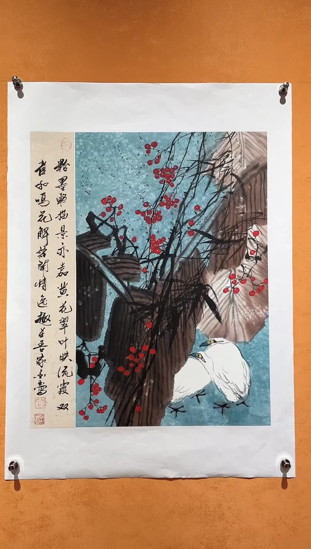 国画刘金玉老师亲笔手绘